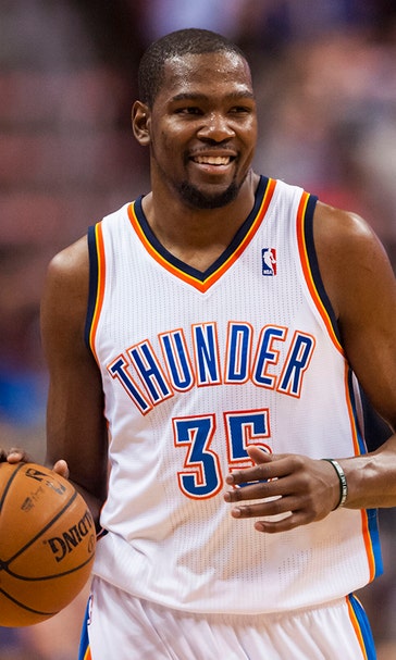 Durant has triple-double, Thunder top 76ers